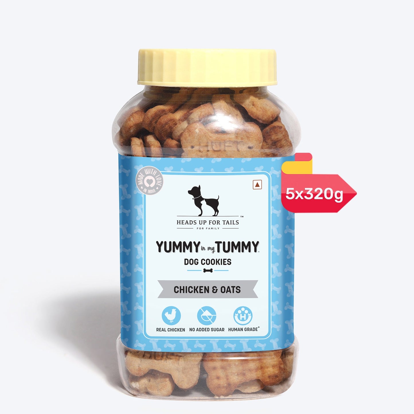 Yummy in my Tummy Chicken & Oats Dog Biscuits 320gm