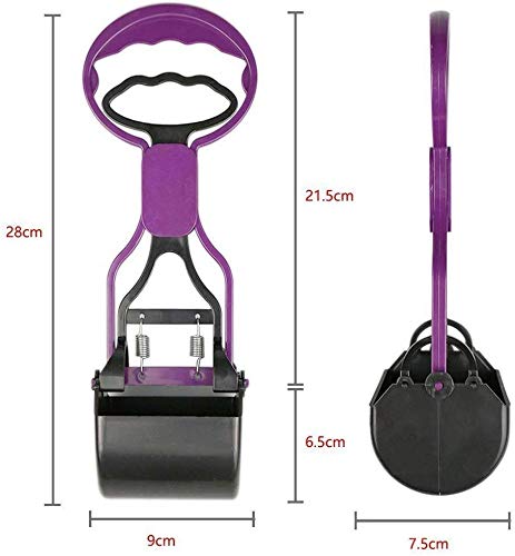 Pet Pooper Scooper Portable Handle Cleaning Pickup Clip Poop Scoop for Dog and Cat Animal Waste