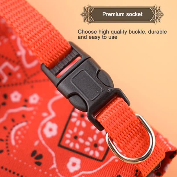 Printed Triangle Scarf Collar for Dog Cat Puppies Retractable Collar Bandana Triangle Bib Scarfs Neckerchief
