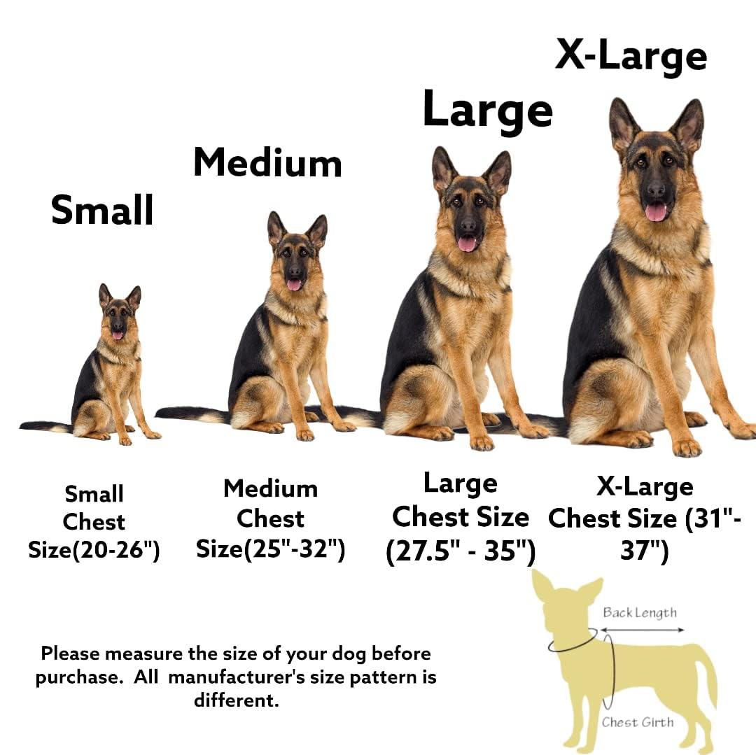 Dog K9 Police Dog Harness Vest with Hook and Loop Straps and Handle and Adjustable