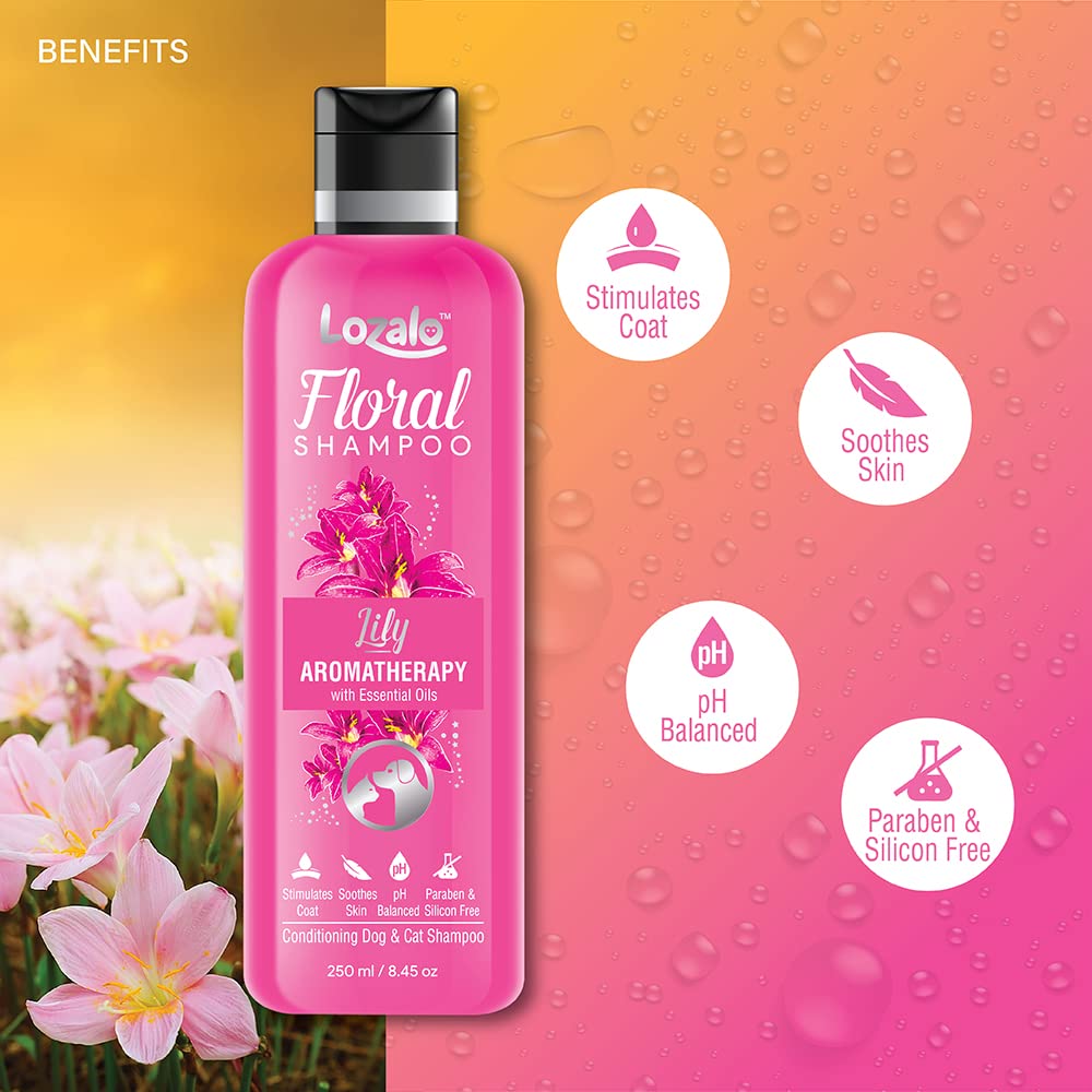 Lozalo Floral Aromatherapy Pet Conditioning Shampoo