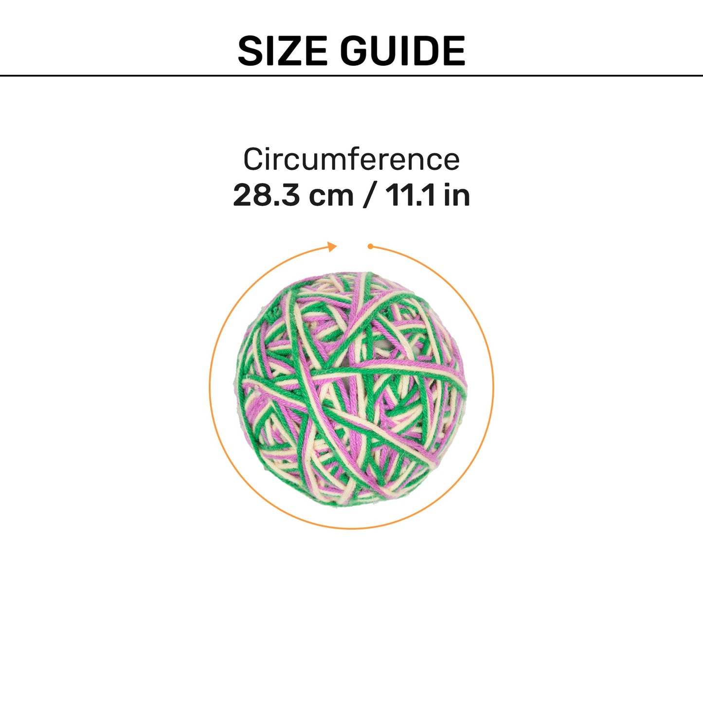 Rattle Pur Interactive Toy For Cat - Multicolor