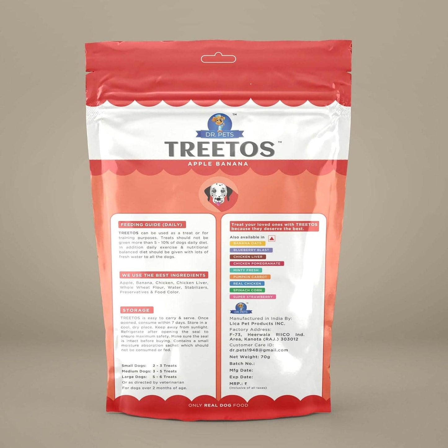 Dr. Pets Treetos Apple Banana BUY 5 GET 2 FREE