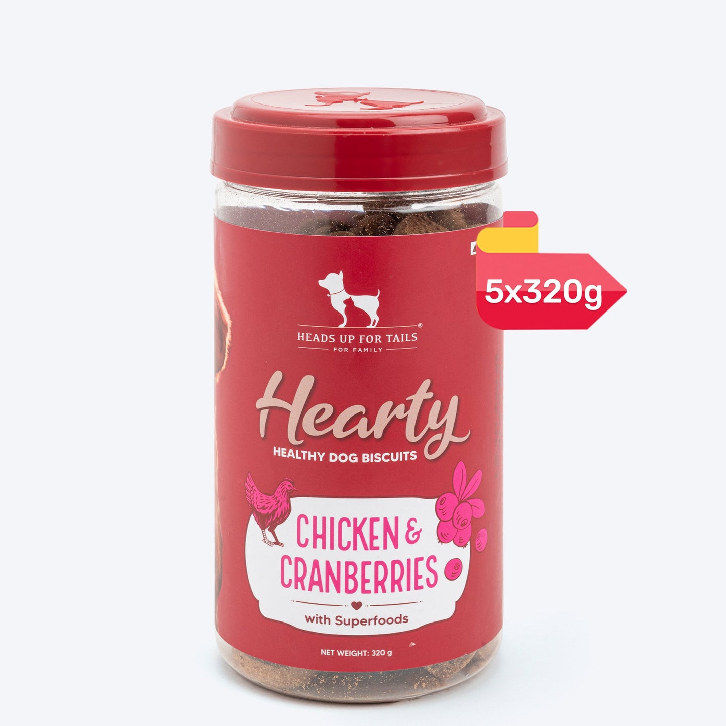 Healthy Dog Biscuit | Biscuits for Adult Dogs & Puppies | Chicken Biscuits, Protein-Rich & Gluten-Free | No Artificial Preservatives