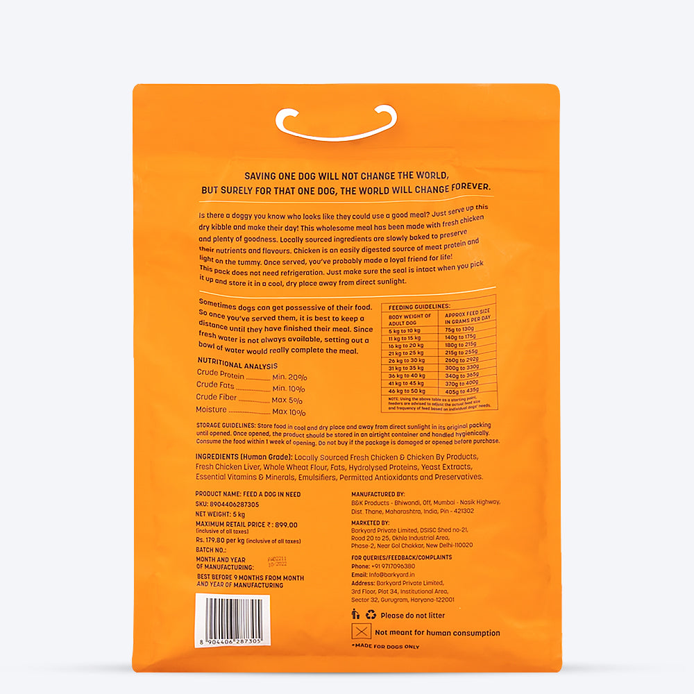 HUFT Feed a Dog In Need Dog Food Pack - 5kg