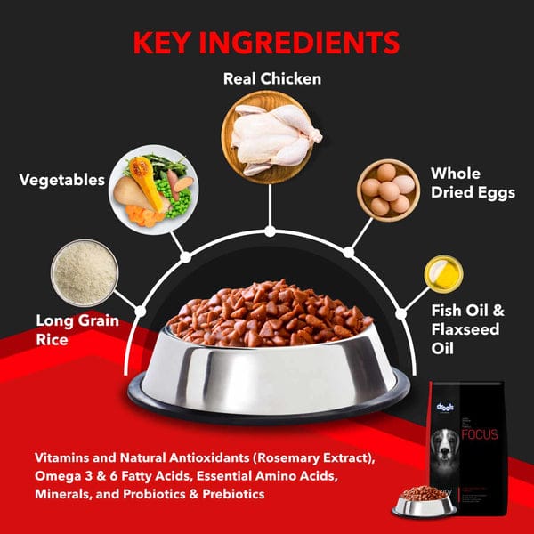 Drools Focus Super Premi puppy Dog Dry Food | Corn & Wheat Free Formula