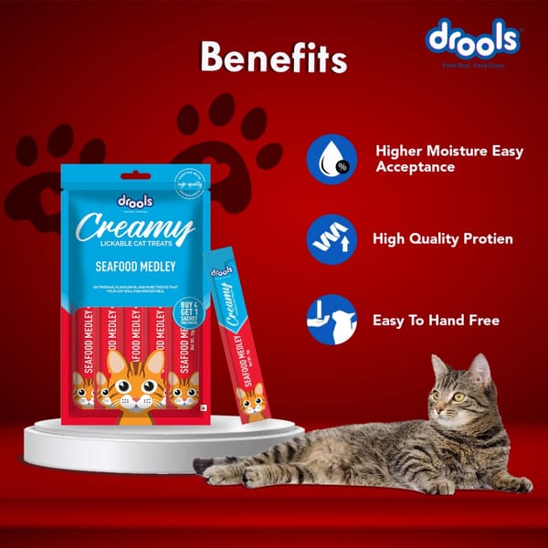 Drools seafood melody Creamy Cat Treats