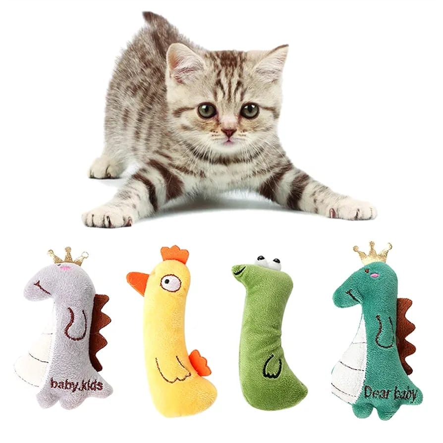 Catnip Fish Toys for Cats, Catnip Toy Interactive Plush for Indoor Cats Toys