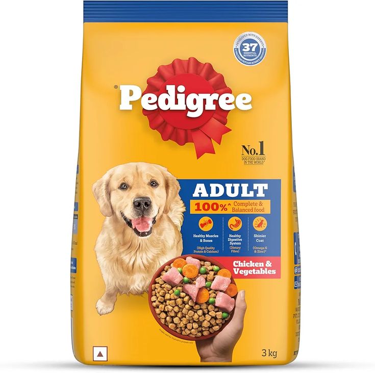 Pedigree Chicken and Vegetables Adult Dog Dry Food