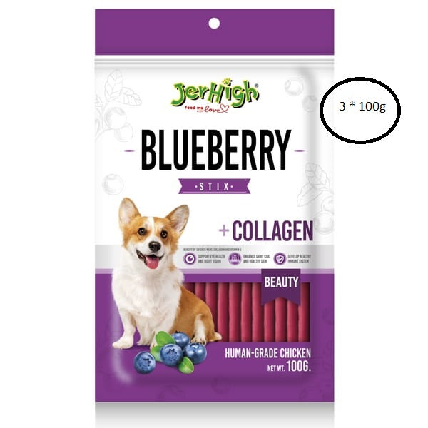 JerHigh Blueberry Stix Dog Treats