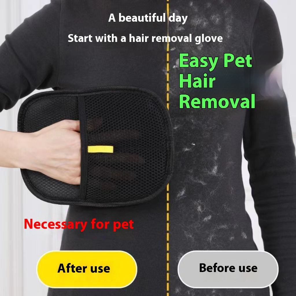 Pet Hair Removal Tool, Electrostatic Pet Hair Remover,Static Removal Gloves for Pet Hair, Dog and Cat Hair Remover Electrostatic Gloves Set for Couch, Clothes, Car, Carpet, Bed, Furniture