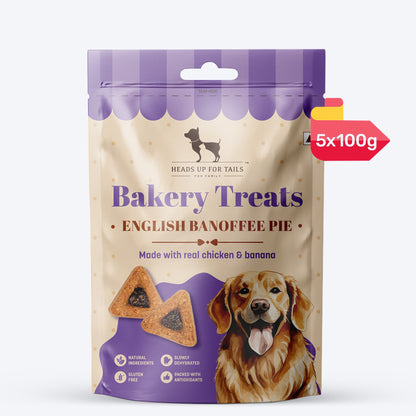 Banoffee Pie Dog Treats | Pet Treats for Dogs & Puppies | Puppy Training Treats | Healthy Dog Snacks & Treats for Adults