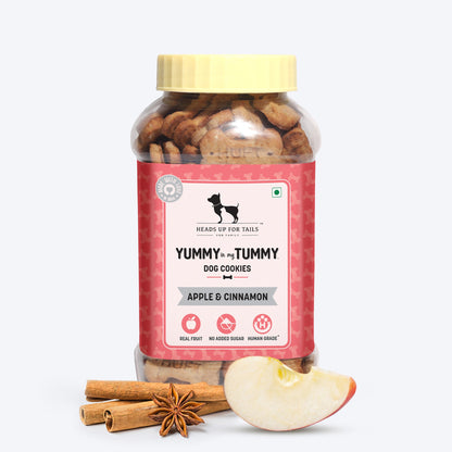 Yummy in my Tummy Apple & Cinnamon Vegetarian Dog Biscuits 320 gm