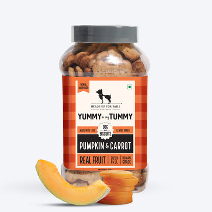Yummy in my Tummy Pumpkin & Carrot Gluten-Free Dog Biscuits 320g