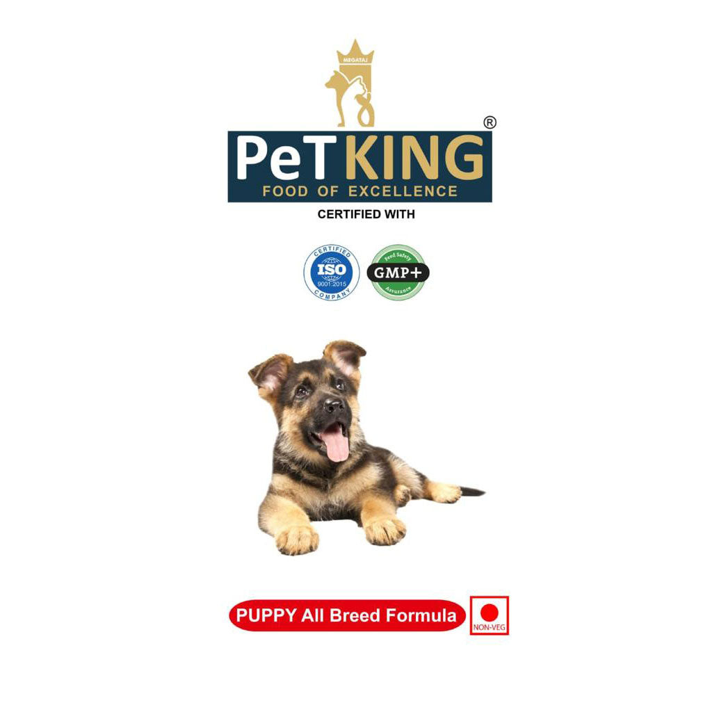 PeTKING Premium Quality Dogs Favourite Food For all Bread Dog || Rice, Chicken, Fish 1.2 kg Dry Young, New Born Dog Food