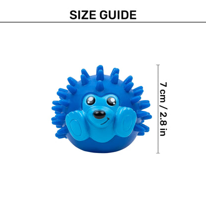 Prickles Squeaky Chew Toy For Puppies & Small Dogs - Blue