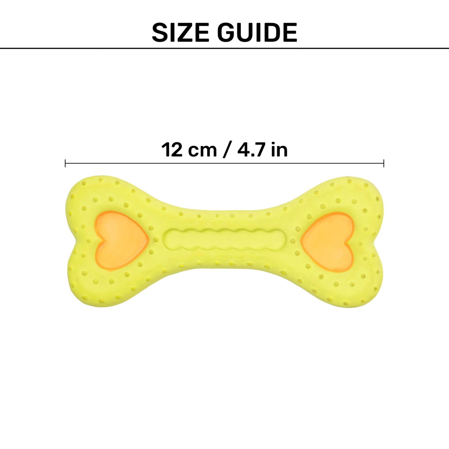 Happy Bite Fetch Chew Toy For Puppies & Small Dogs - Green