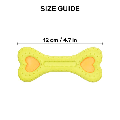 Happy Bite Fetch Chew Toy For Puppies & Small Dogs - Green