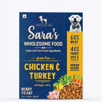 HUFT Sara's Wholesome Grain Free Chicken & Turkey Dog Wet Food