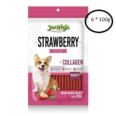 Jerhigh Dog Strawberry Treats