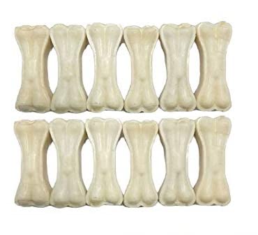 Dog Chew Bone 4 Inches (4") , Dog Treats, Delicious Bones for Small Dogs (PUPPY & ADULT)