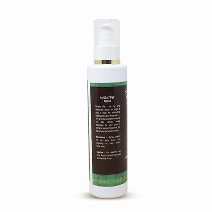 Oh My Dog Wild Pet Deodorant Spray Control Body Odour & Keep Coat Smelling Fresh for Dogs, Puppies, Cats and Kittens - 200ml