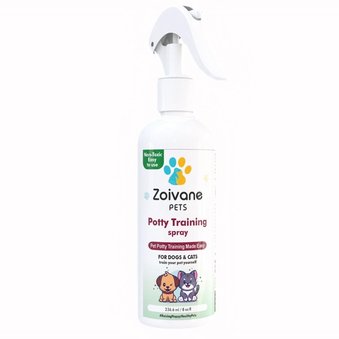ZOIVANE Dog Potty Training Spray (200ml) | Indoor Use | Effective Training Aid for Puppies | Pet Poop Spray No More Marking