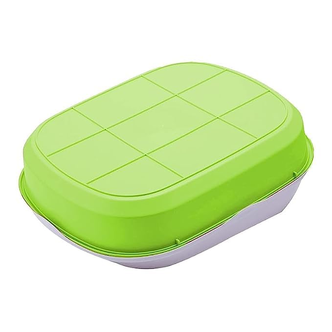 Cat Litter Tray Hygienic Litter Box Cat Litter Box Tray for Cats -1 Litter Box Tray + 1 Scoop Free