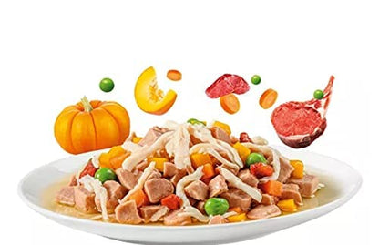 PETS EMPIRE Moochie Wet Dog Food Combo, Grain Free Gavy Meal, No Artificial Flavours, High Protein Dogs Gravy Foods, Non-Vegetarian Pet Meals, All Flavour Mix for Dogs, Puppy