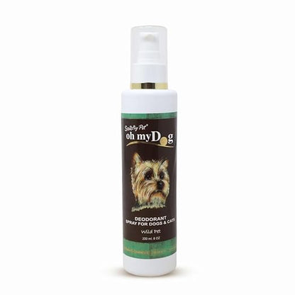 Oh My Dog Wild Pet Deodorant Spray Control Body Odour & Keep Coat Smelling Fresh for Dogs, Puppies, Cats and Kittens - 200ml