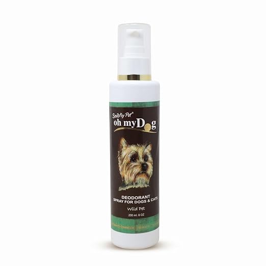 Oh My Dog Wild Pet Deodorant Spray Control Body Odour & Keep Coat Smelling Fresh for Dogs, Puppies, Cats and Kittens - 200ml