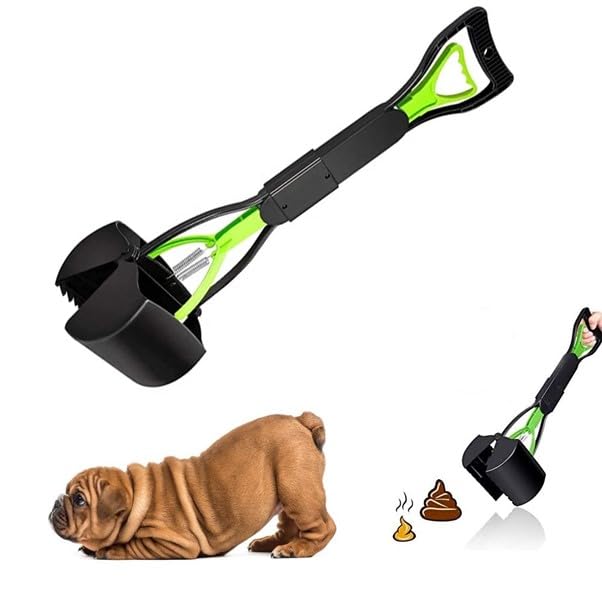 Pet Pooper Scooper Portable Handle Cleaning Pickup Clip Poop Scoop for Dog and Cat Animal Waste