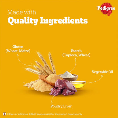 Pedigree Grilled Liver Tasty Jerky Dog Treat