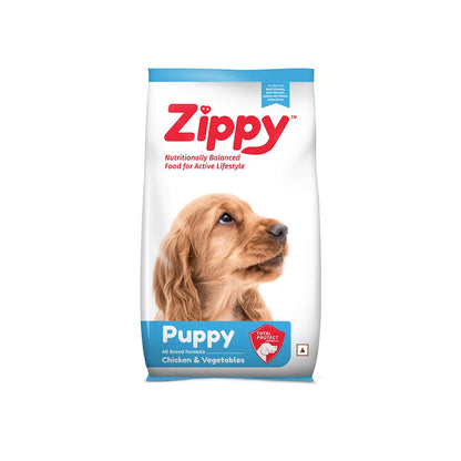 Zippy Puppy Dry Dog Food  /Real Chicken & Vegetables, Nutritionally Balanced Dog Food