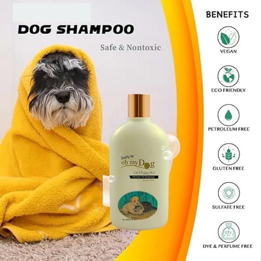 Oh My Dog Smarty Pet Shampoo, Paraben-Free, 500 ml Sold by Barkz and Mewz (Cat & Puppy)