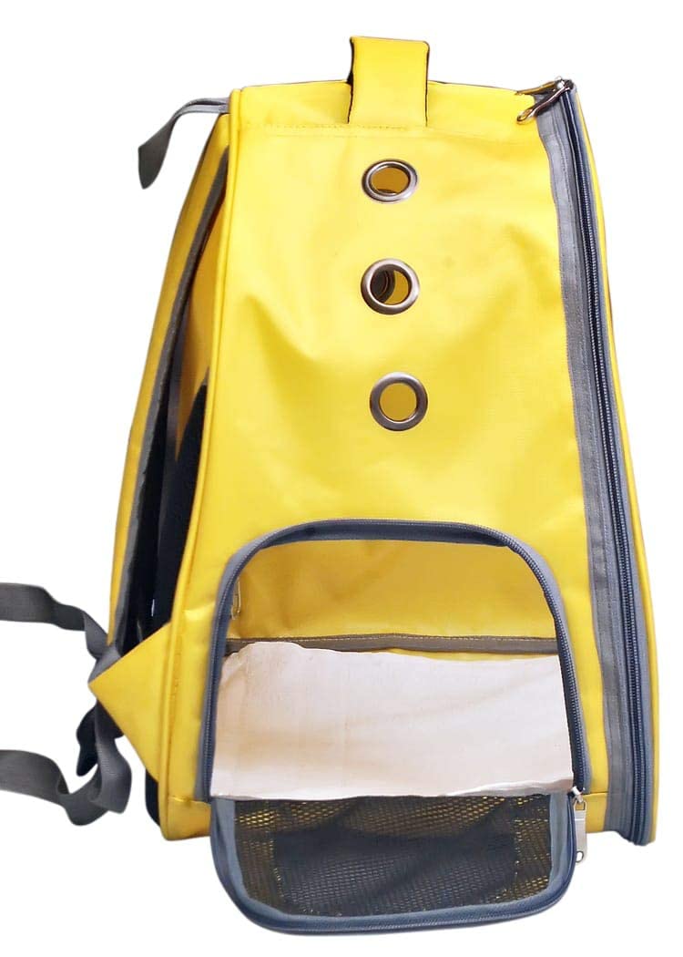 Transparent Cat Carrier Backpack (Medium) | Breathable, Ventilated, Airline-Approved Pet Travel Bag for Cats & Small Dogs | Sturdy & Comfortable for Hiking & Travel