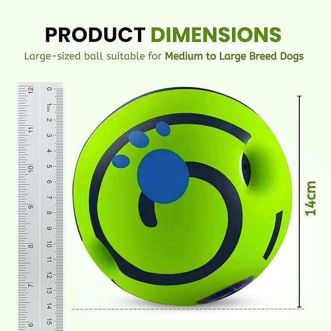 Sound Ball Toy for Dogs and Puppies| Fun Squeaky Sounds | Pet-Safe Materials| Suitable for All Dog Breeds | Fun Dog Toy