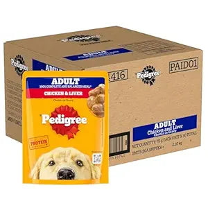 Pedigree Chicken and Liver Chunks in Gravy Adult Dog Wet Food
