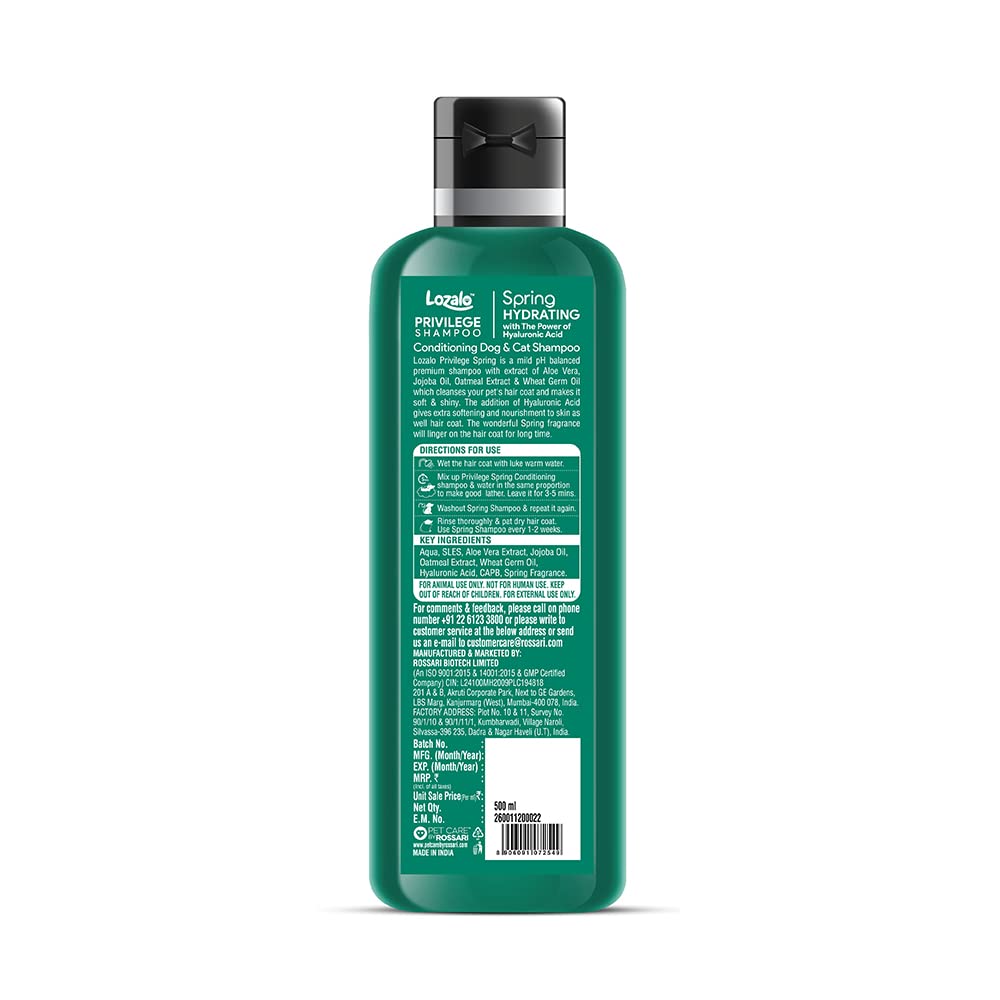 Lozalo Privilege Pet Conditioning Shampoo
