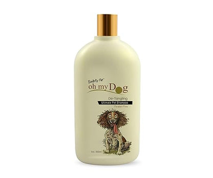 Oh My Dog Detangling Shampoo for Dogs and Puppies - 500ml | Paraben & Cruelty-Free Ultimate Pet Shampoo | Shiny, Soft and Tangle-Free Fur | Suitable for All Breeds and Sizes