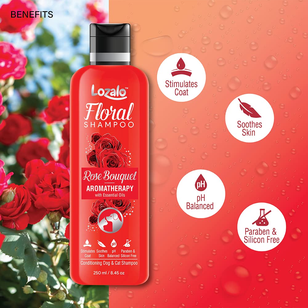 Lozalo Floral Aromatherapy Pet Conditioning Shampoo