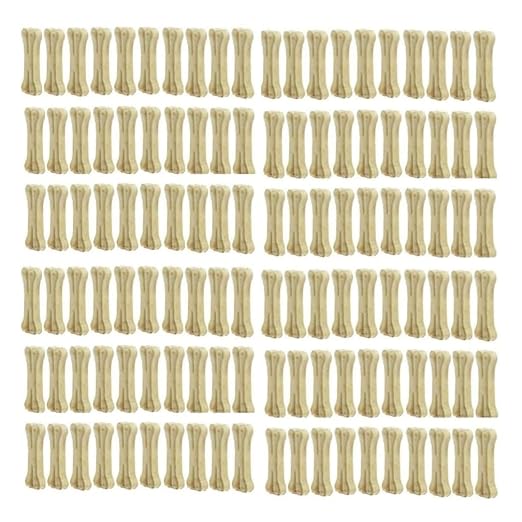 Dog Chew Bone 3 Inches (3") , Dog Treats, Delicious Bones for Small Dogs (PUPPY & ADULT)