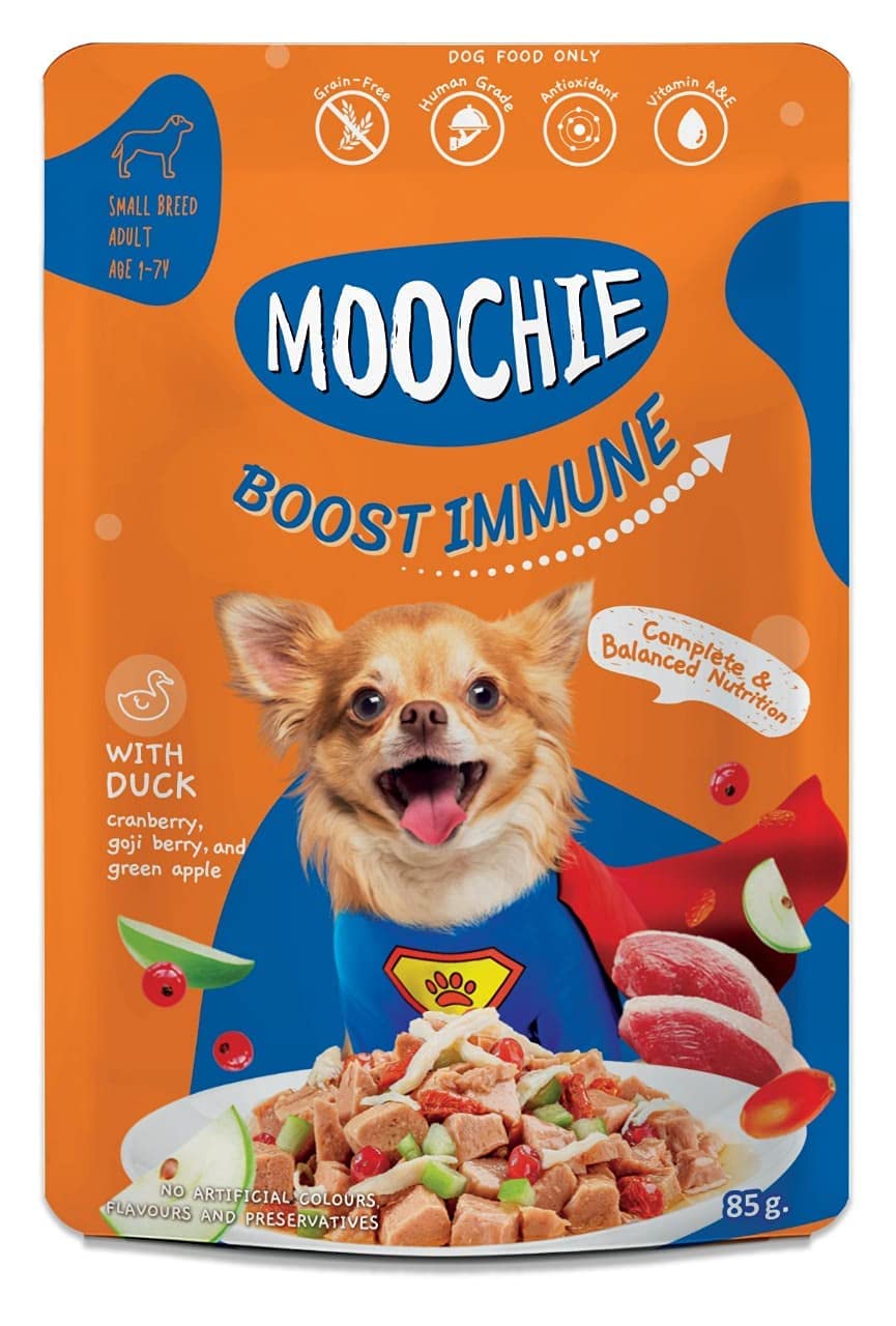 PETS EMPIRE Moochie Wet Dog Food Combo, Grain Free Gavy Meal, No Artificial Flavours, High Protein Dogs Gravy Foods, Non-Vegetarian Pet Meals, All Flavour Mix for Dogs, Puppy