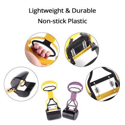 Pet Pooper Scooper Portable Handle Cleaning Pickup Clip Poop Scoop for Dog and Cat Animal Waste