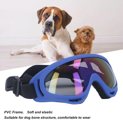 Sunglasses, Comfortable Frame Impact Resistant Windproof Large Dog Goggles for Swimming for Riding Motorcycle