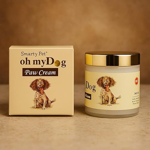 Oh My Dog Paw Cream For Dogs Paw Balm For Dogs,Dog Paw Cream 100Gm-Paw Butter For Dogs Made With 100% Natural Food-Grade Oils|Dog Paw Balm For Waxes-Protects Cracked&Dry Paws,Pet Care Balm