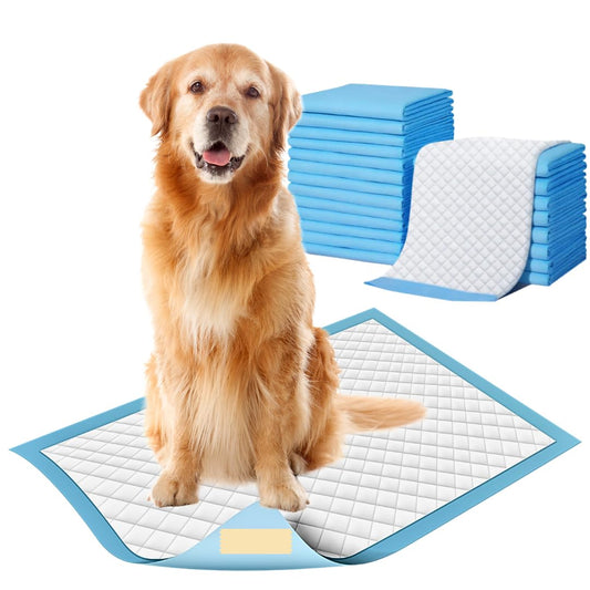 Absorption Training Pads for Dogs & Puppies  | Super Absorbent, Leak-Proof, Quick-Dry