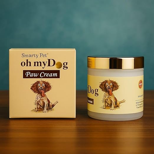 Oh My Dog Paw Cream For Dogs Paw Balm For Dogs,Dog Paw Cream 100Gm-Paw Butter For Dogs Made With 100% Natural Food-Grade Oils|Dog Paw Balm For Waxes-Protects Cracked&Dry Paws,Pet Care Balm