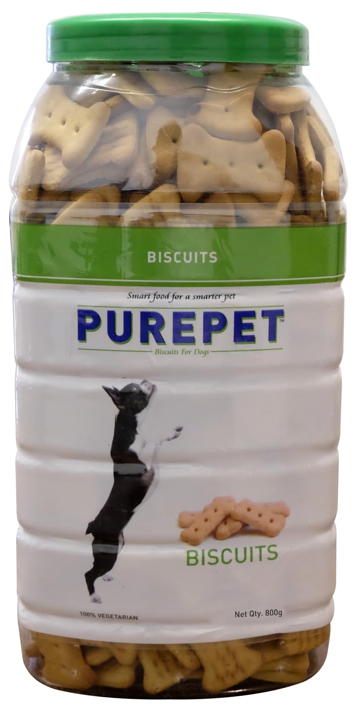 PUREPET Dog Treat Biscuits, All Life Stages 455g Jar