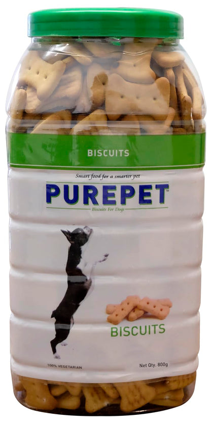 PUREPET Dog Treat Biscuits, All Life Stages 455g Jar